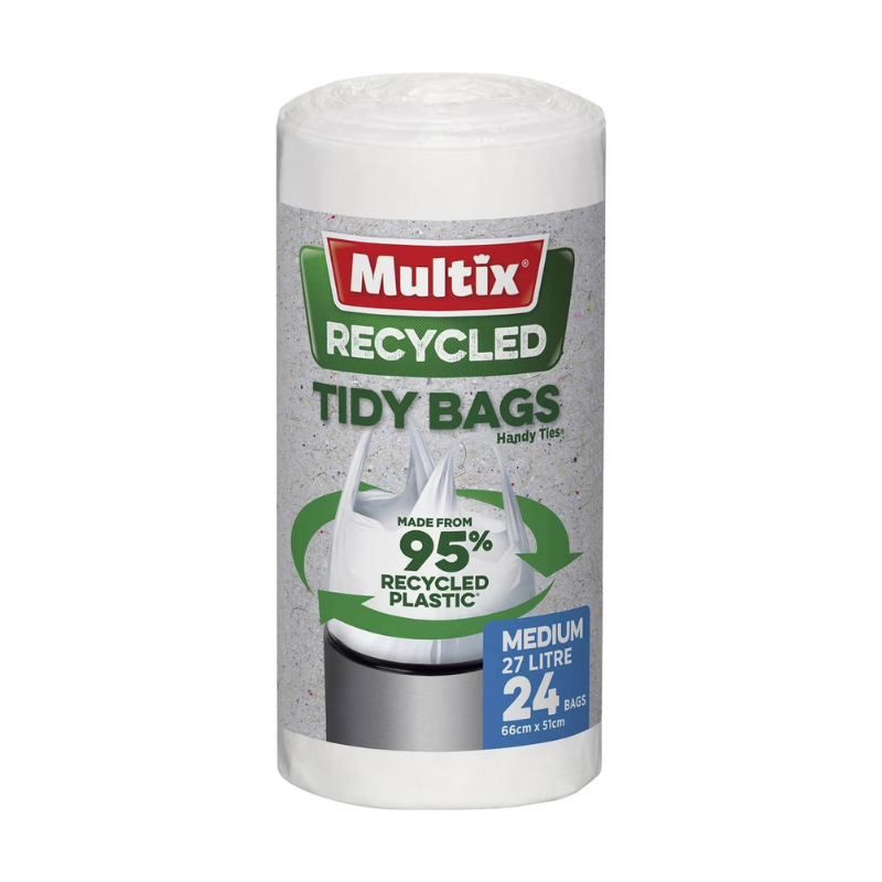 Multix Recycled Tidy Bags Medium - 27L - 24 Pack