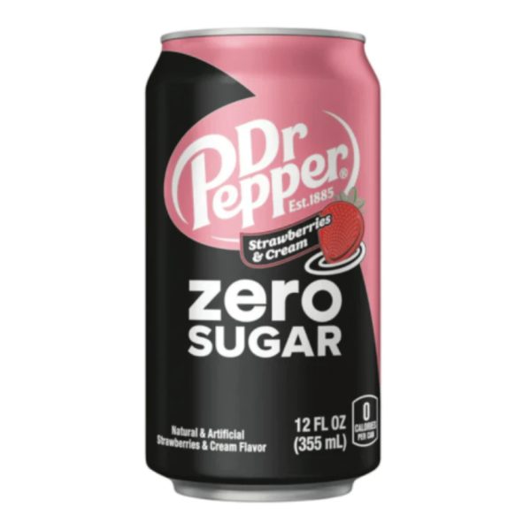 Dr Pepper Strawberry & Cream Zero 355ml