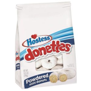 Hostess Powdered Sugar Donettes Mini Donuts Bag 297g