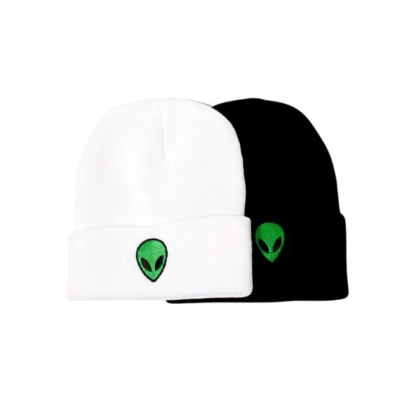 Holy Cap: Alien Graphic Beanie (Black/White Assorted)