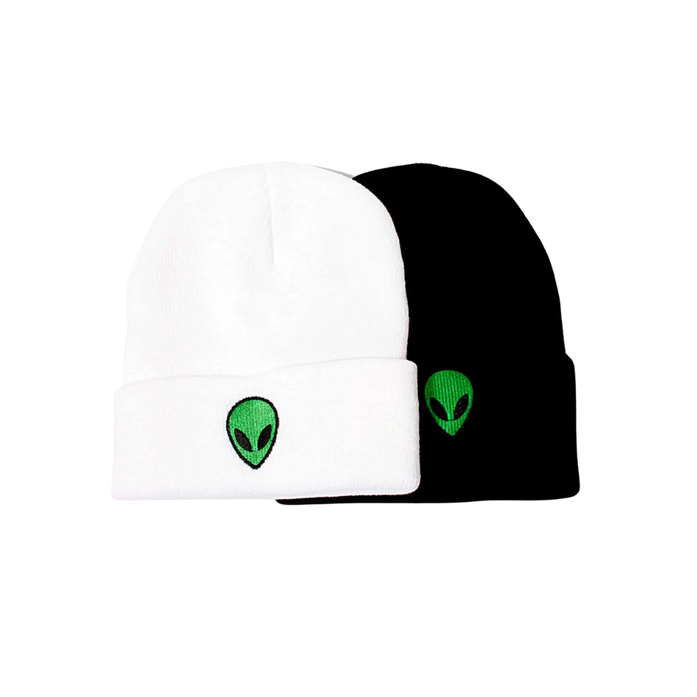 Holy Cap: Alien Graphic Beanie (Black/White Assorted)