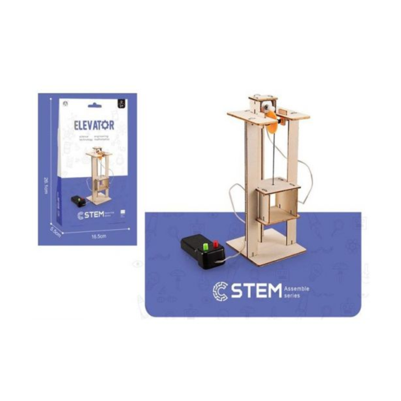 STEM Assemble Series Wooden Structures - DIY Elevator