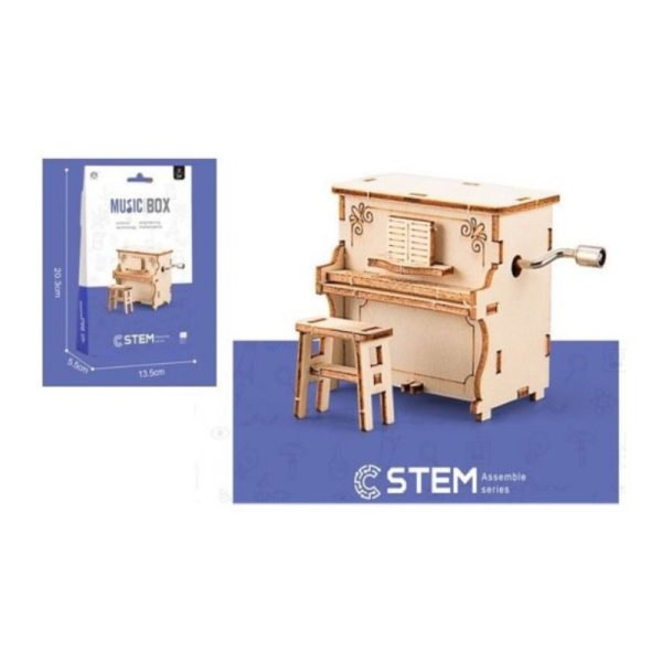 STEM Assemble Series Wooden Structures - DIY Music Box
