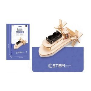 STEM Assemble Series Wooden Structures - DIY Paddle Steamer
