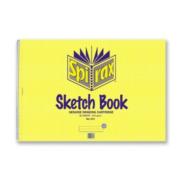 Spirax No. 574 Sketch Book 20 Page