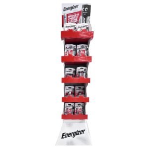 Energizer Max Batteries Mini Tower Stand - 96 Pieces