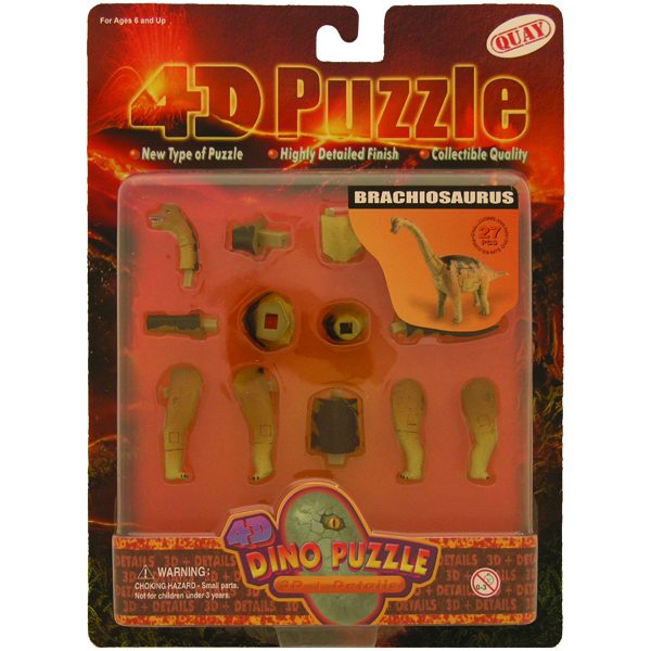 4D Puzzles - Brachiosaurus Dinosaur