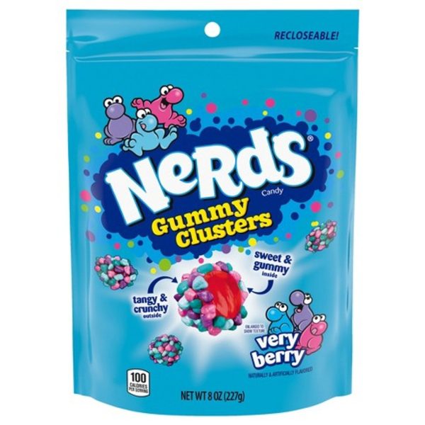 Nerds Gummy Clusters Very Berry Bag 226g