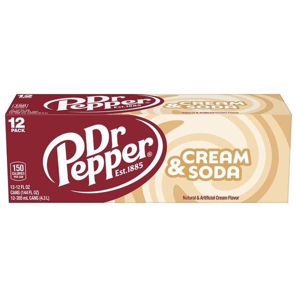 Dr Pepper Cream Soda 355ml
