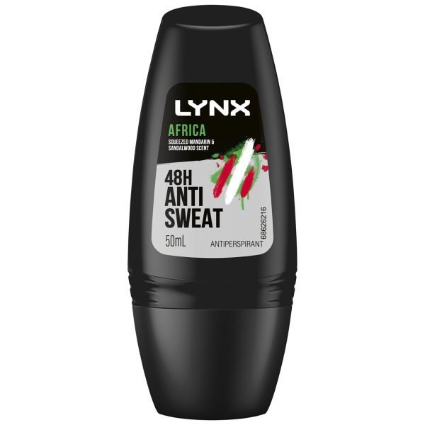 Lynx Men Antiperspirant Roll On Deodorant Africa - 50ml