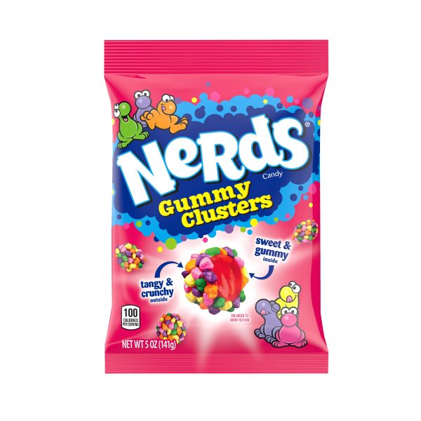 Nerds Gummy Clusters Rainbow Candy Medium Bag 141g