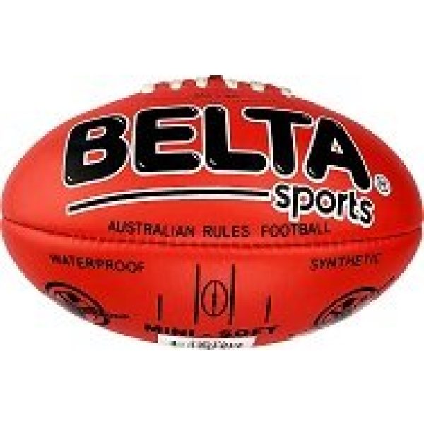 Footy Mini PVC Soft Touch Red C75
