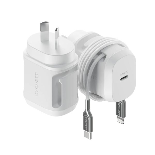 Cygnett PowerMaxx 30W CoolMOS USB-C Wall Charger