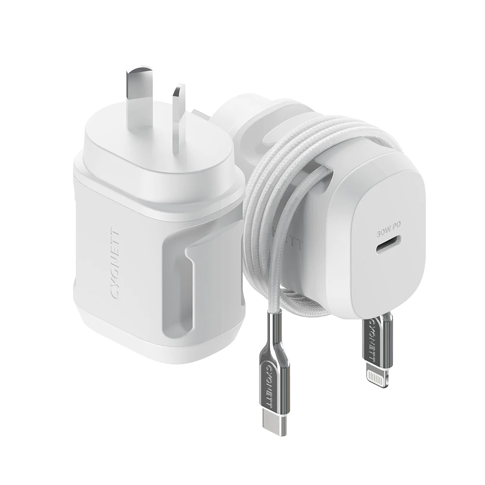 Cygnett PowerMaxx 30W CoolMOS USB-C Wall Charger