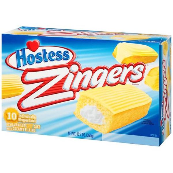 Hostess Zingers Vanilla 10 Pack 380g