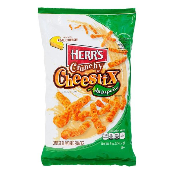 Herr's Crunchy Cheestix Jalepeno 227g