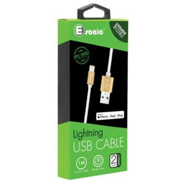 MFI Lightning To USB Cable - Golden