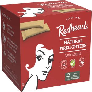 Redheads Natural Firelighters Quicklights 16 Pack