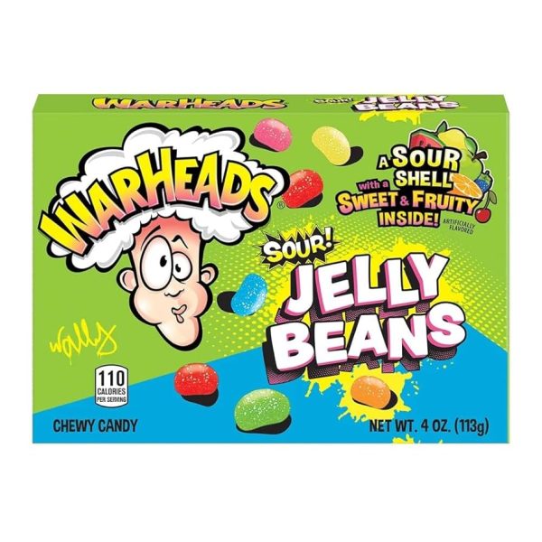 Warheads Sour Jelly Beans Theater Box 113g