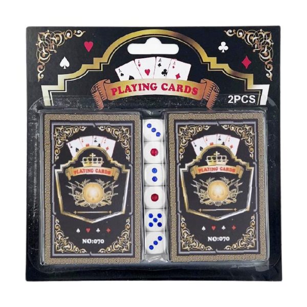 Playing Cards with Dice - 2 Pack