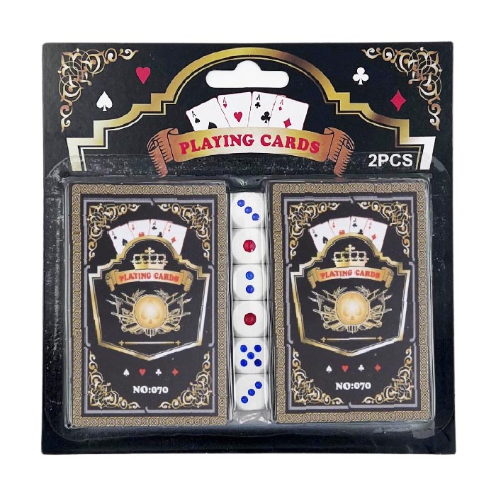 Playing Cards with Dice - 2 Pack