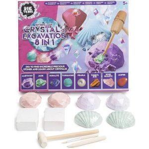 8 in 1 Dig Kit: Crystal Excavation