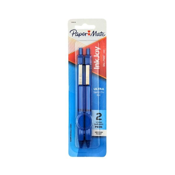 Paper Mate InkJoy 300RT Ballpoint Pens - 2 Pack - Blue