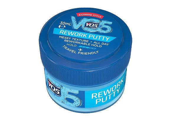 Vo5 Rework Putty Hair Wax 30mL Travel Friendly
