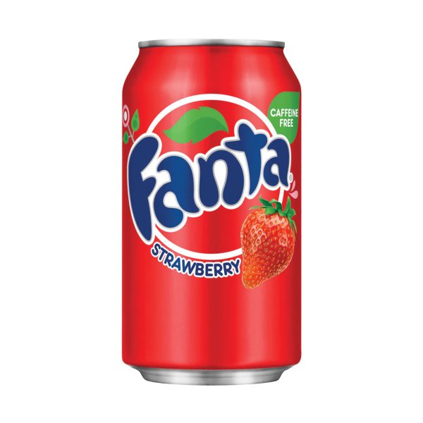Fanta Strawberry Soda Can 355ml