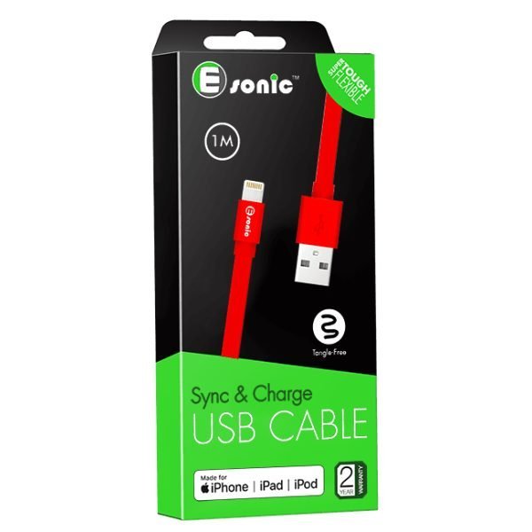 MFI Lightning To USB Cable - Red