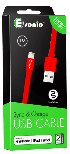 MFI Lightning To USB Cable - Red