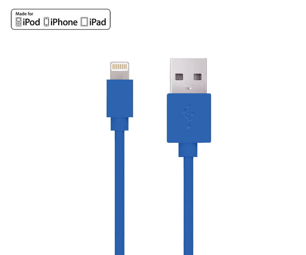 MFI Lightning To USB Cable - Blue - Image 2
