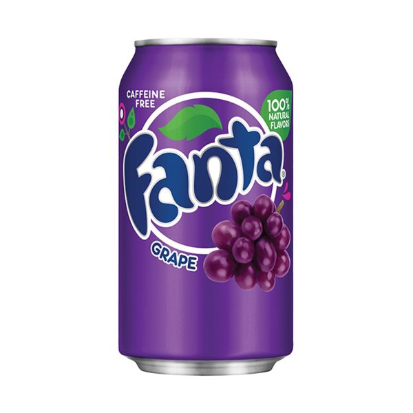 Fanta Grape Soda Can 355ml