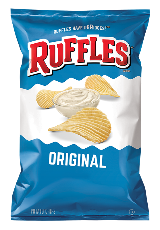 Frito Lay Ruffles Original Potato Chips 184g
