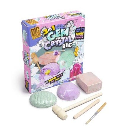 3 in 1 Dig Kit: Gem and Crystal