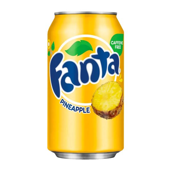 Fanta Pineapple Soda Can 355ml
