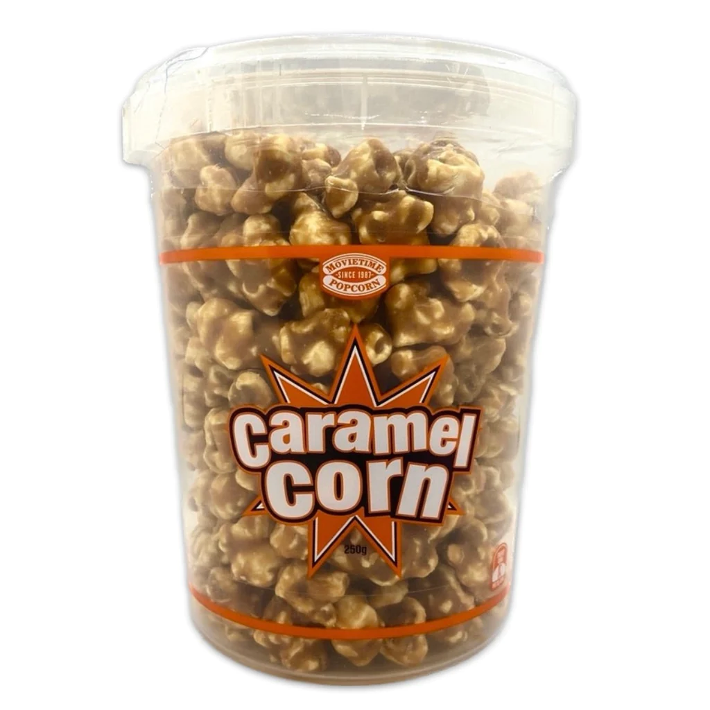 Caramel Popcorn Double Glaze Bucket 250g