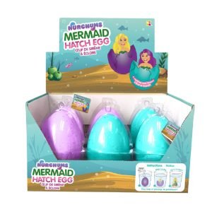 Nurchums Large Mermaid Hatching Eggs 15cm - Assorted