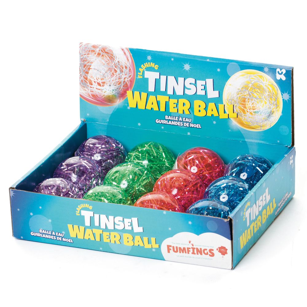 Fumfings Flashing Tinsel Water Ball - Mindfulness Toy - CDU