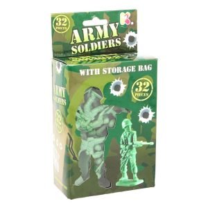 Army Soldiers with Bag