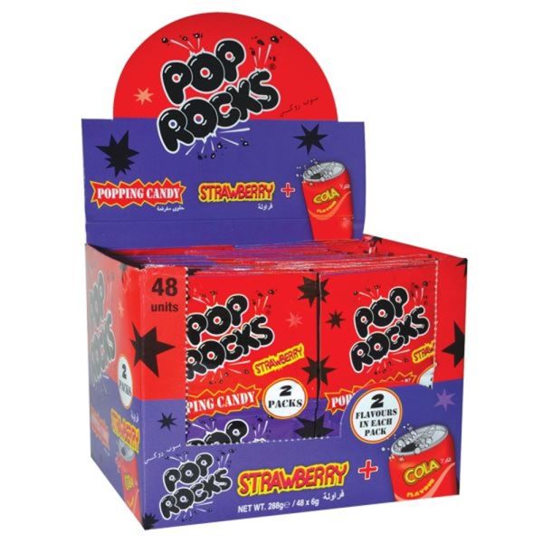 Pop Rocks Twin Pack Strawberry Cola 6g