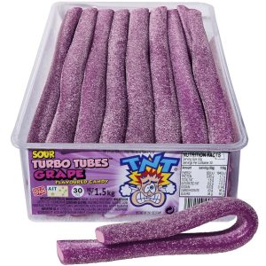 TNT Turbo Tubes Sour Grape 30pcs 1.5kg