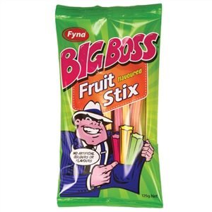 Big Boss Fruit Stix Bag 125g