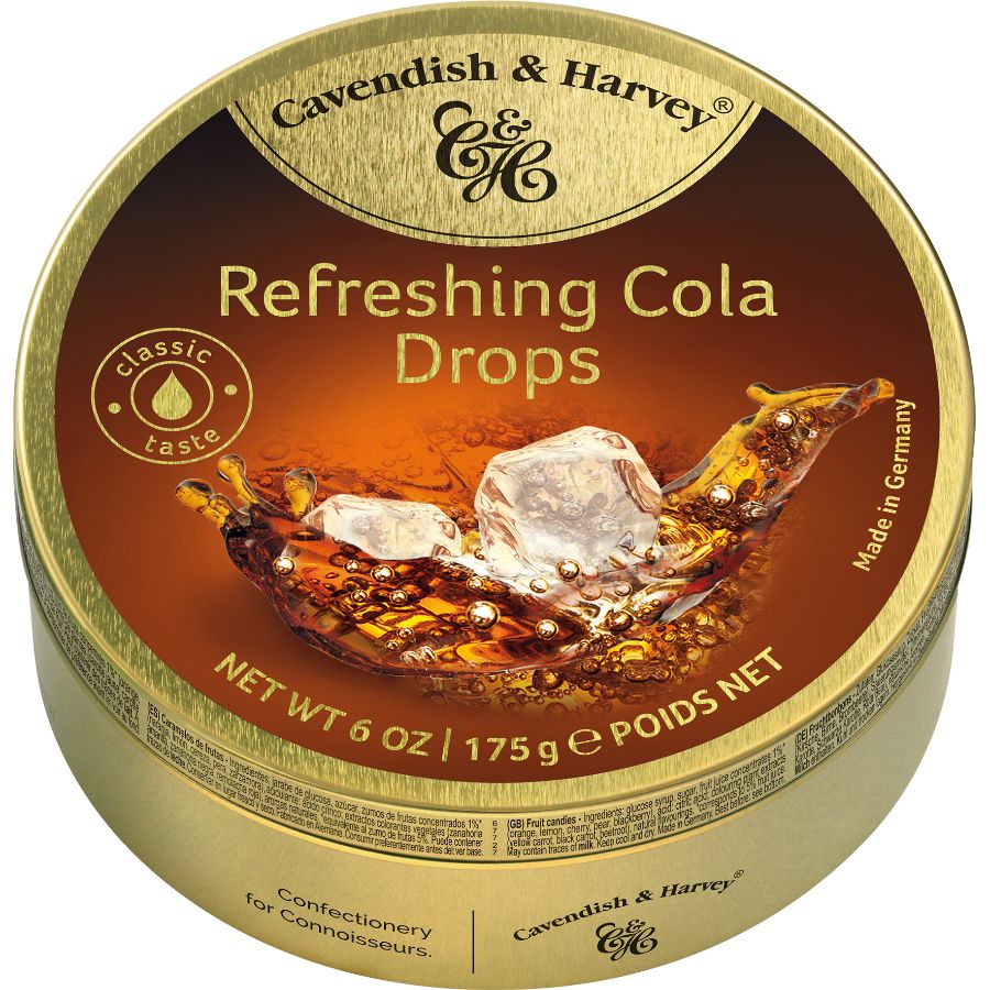 Cavendish & Harvey Tins Cola Drops 175g