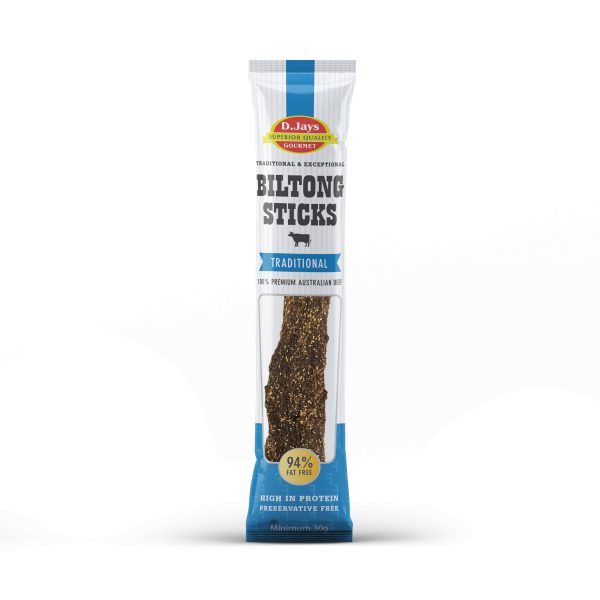 D.Jays Gourmet Biltong Stick Traditional 30g