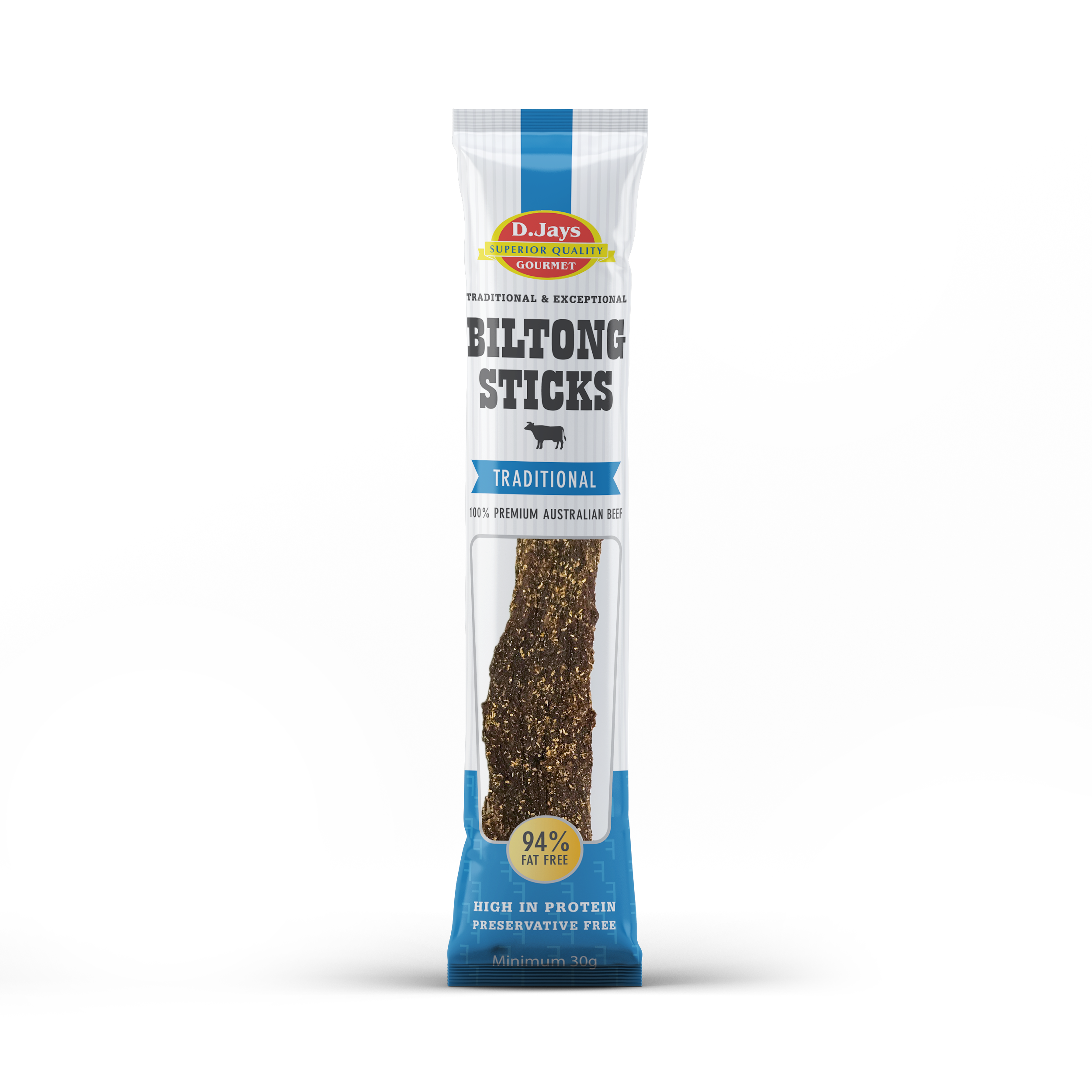 D.Jays Gourmet Biltong Stick Traditional 30g