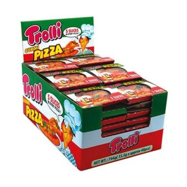 Trolli Pizza Display 5 slice 15.5g
