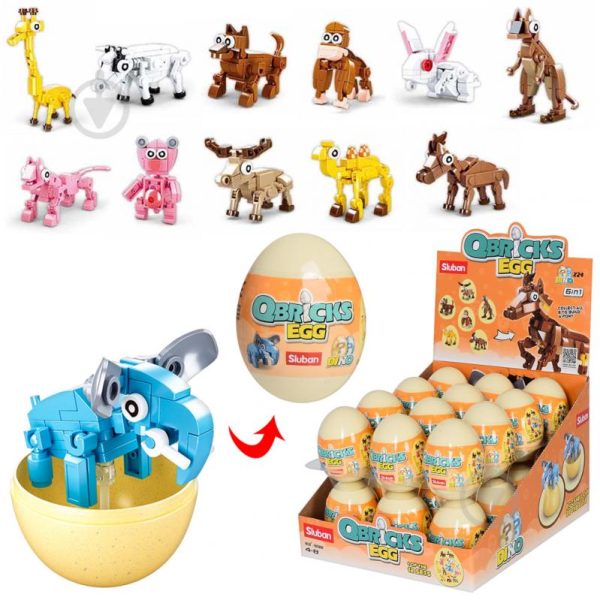 Sluban Qbricks Egg - Mammals - CDU