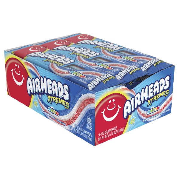 Airheads Xtremes Belts Bluest Raspberry 57g