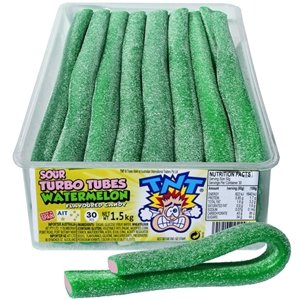 TNT Turbo Tubes Sour Watermelon 30pcs 1.5kg